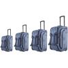 imageIZOD Soft shell Lightweight Duffel Rolling Bag 4 Piece Set Gavin Grey
