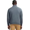 imageIZOD Mens Advantage Performance Quarter Zip Fleece Pullover SweatshirtCarbon Heather Grey
