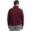 imageIZOD Mens Advantage Performance Quarter Zip Fleece Pullover SweatshirtVelvet Maroon