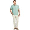 imageIZOD Mens Advantage Performance Short Sleeve Polo ShirtBeryl Green