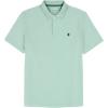 imageIZOD Mens Advantage Performance Short Sleeve Polo ShirtBeryl Green
