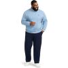 imageIZOD Mens Big and Tall Advantage Performance Crewneck Fleece Pullover SweatshirtBright Cobalt