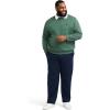 imageIZOD Mens Big and Tall Advantage Performance Crewneck Fleece Pullover SweatshirtDark Forest Green