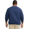 imageIZOD Mens Big and Tall Advantage Performance Crewneck Fleece Pullover SweatshirtNavy Blazer