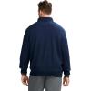 imageIZOD Mens Big and Tall Advantage Performance Quarter Zip Fleece Pullover SweatshirtNavy Blazer