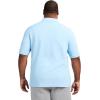 imageIZOD Mens Big and Tall Advantage Performance Short Sleeve Polo ShirtPlacid Blue