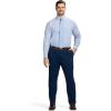 imageIZOD Mens Big and Tall Dress Shirt Long Sleeve Wrinkle Free Stretch Button Down CollarBlue