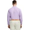 imageIZOD Mens Big and Tall Dress Shirt Long Sleeve Wrinkle Free Stretch Button Down CollarSheer Lilac