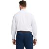 imageIZOD Mens Big and Tall Dress Shirt Long Sleeve Wrinkle Free Stretch Button Down CollarWhite
