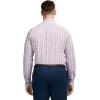imageIZOD Mens Big and Tall Performance Comfort Long Sleeve Plaid Button DownMauveglow