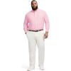imageIZOD Mens Big and Tall Performance Comfort Long Sleeve Plaid Button DownPink Carnation