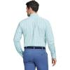 imageIZOD Mens Performance Comfort Long Sleeve Plaid Button DownBirds Egg Green