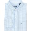 imageIZOD Mens Performance Comfort Long Sleeve Plaid Button DownBlue Revival