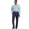 imageIZOD Mens Performance Comfort Long Sleeve Plaid Button DownDeep Sea