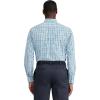 imageIZOD Mens Performance Comfort Long Sleeve Plaid Button DownDeep Sea