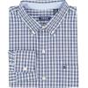 imageIZOD Mens Performance Comfort Long Sleeve Plaid Button DownEstate Blue Check