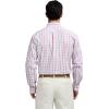imageIZOD Mens Performance Comfort Long Sleeve Plaid Button DownMauveglow