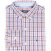 imageIZOD Mens Performance Comfort Long Sleeve Plaid Button DownOrange Rust Bw002
