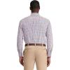 imageIZOD Mens Performance Comfort Long Sleeve Plaid Button DownOrange Rust Bw002