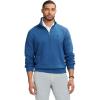 imageIZOD Mens Advantage Performance Quarter Zip Fleece Pullover SweatshirtTrue Blue
