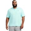imageIZOD Mens Big and Tall Advantage Performance Short Sleeve Polo ShirtLimpet Shell