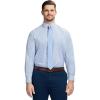 imageIZOD Mens Big and Tall Dress Shirt Long Sleeve Wrinkle Free Stretch Button Down CollarBlue