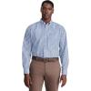 imageIZOD Mens Performance Comfort Long Sleeve Plaid Button DownEstate Blue Check