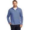 imageIZOD Mens Performance Comfort Quarter Zip Long Sleeve ShirtMedieval Blue