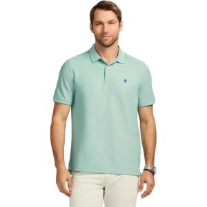 imageIZOD Mens Advantage Performance Short Sleeve Polo ShirtBeryl Green