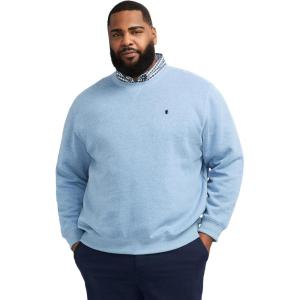 imageIZOD Mens Big and Tall Advantage Performance Crewneck Fleece Pullover SweatshirtBright Cobalt