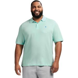 imageIZOD Mens Big and Tall Advantage Performance Short Sleeve Polo ShirtBeryl Green