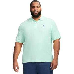 imageIZOD Mens Big and Tall Advantage Performance Short Sleeve Polo ShirtBirds Egg Green