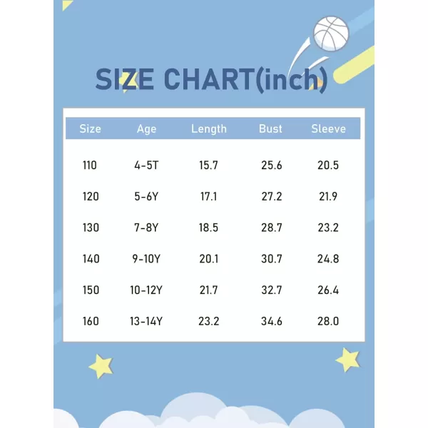 Boys Athletic Dry Fit Shirts Cooling Performance Long Sleeve Tshirts 4-14 years