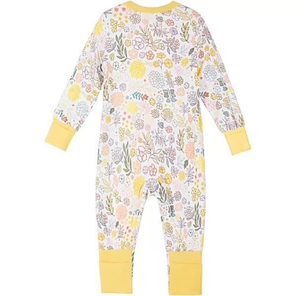 Haloumoning Baby Girl Clothes Long Sleeve Romper Zipper Bodysuit Jumpsuit One Piece Outfits 3-12 Months