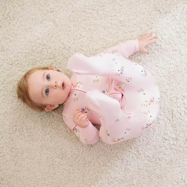 Haloumoning Baby Girl Clothes Long Sleeve Romper Zipper Bodysuit Jumpsuit One Piece Outfits 3-12 Months