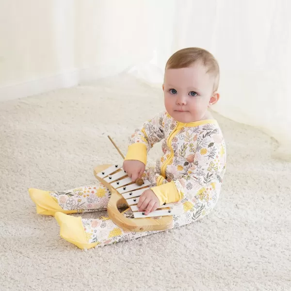 Haloumoning Baby Girl Clothes Long Sleeve Romper Zipper Bodysuit Jumpsuit One Piece Outfits 3-12 Months