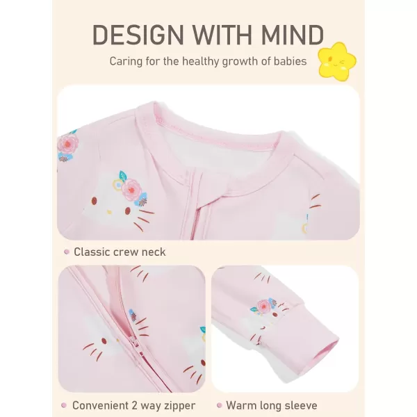 Haloumoning Baby Girl Clothes Long Sleeve Romper Zipper Bodysuit Jumpsuit One Piece Outfits 3-12 Months