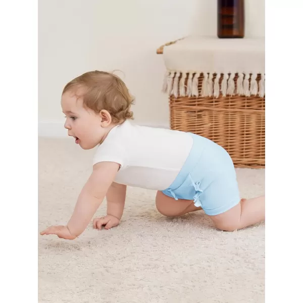 Haloumoning Baby Girl Ruffle Soft Cotton Bloomers Shorts 3-12 Months
