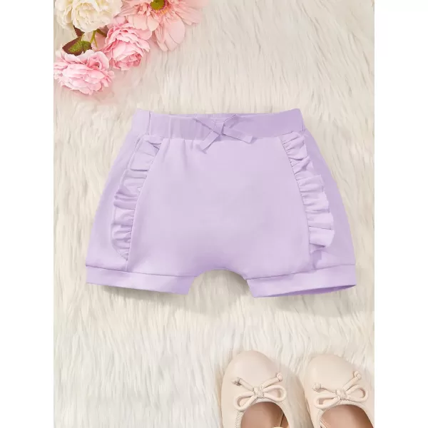 Haloumoning Baby Girl Ruffle Soft Cotton Bloomers Shorts 3-12 Months