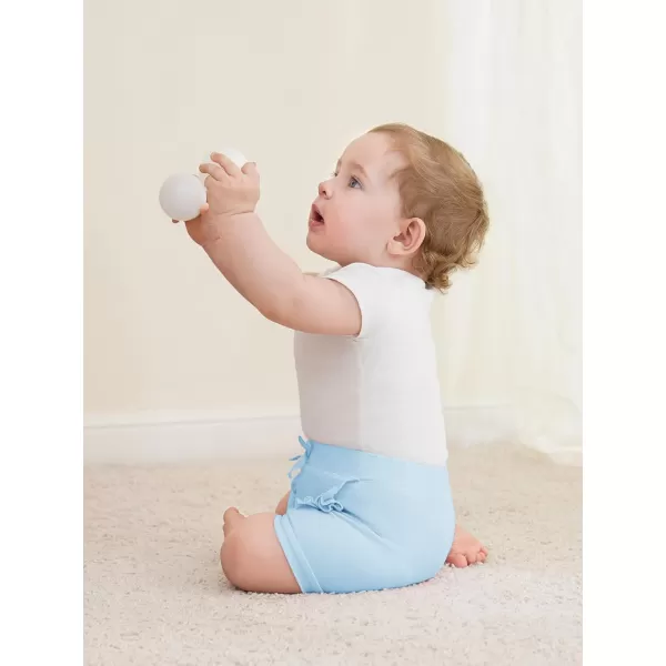 Haloumoning Baby Girl Ruffle Soft Cotton Bloomers Shorts 3-12 Months