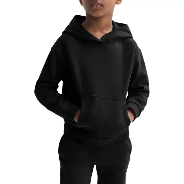 Haloumoning Boys 2 Piece Outfits Sweatsuits Long Sleeve Pullover Hoodie and Sweatpants Tracksuit Set 5-14 Years