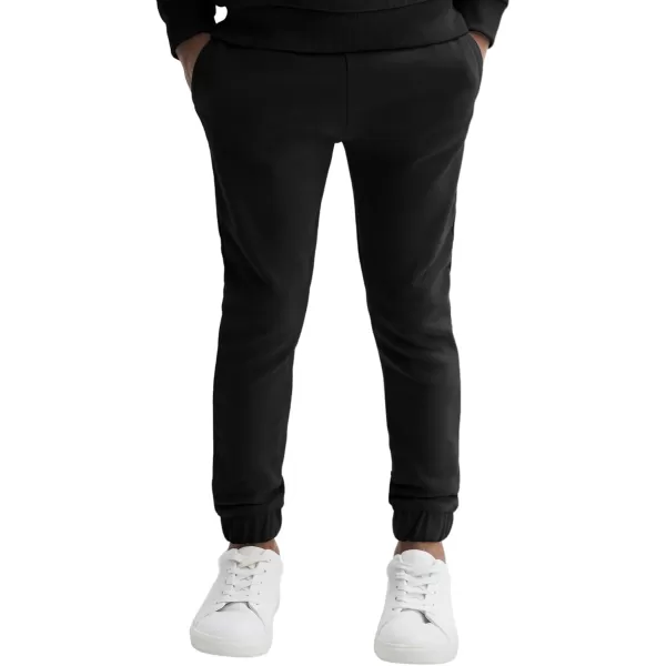 Haloumoning Boys 2 Piece Outfits Sweatsuits Long Sleeve Pullover Hoodie and Sweatpants Tracksuit Set 5-14 Years