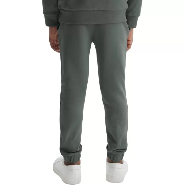 Haloumoning Boys 2 Piece Outfits Sweatsuits Long Sleeve Pullover Hoodie and Sweatpants Tracksuit Set 5-14 Years