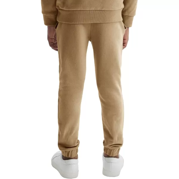 Haloumoning Boys 2 Piece Outfits Sweatsuits Long Sleeve Pullover Hoodie and Sweatpants Tracksuit Set 5-14 Years