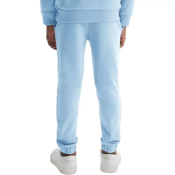 Haloumoning Boys 2 Piece Outfits Sweatsuits Long Sleeve Pullover Hoodie and Sweatpants Tracksuit Set 5-14 Years