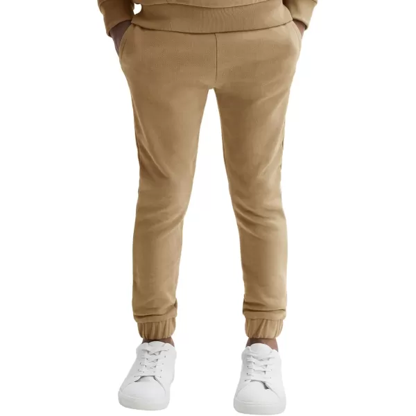Haloumoning Boys 2 Piece Outfits Sweatsuits Long Sleeve Pullover Hoodie and Sweatpants Tracksuit Set 5-14 Years
