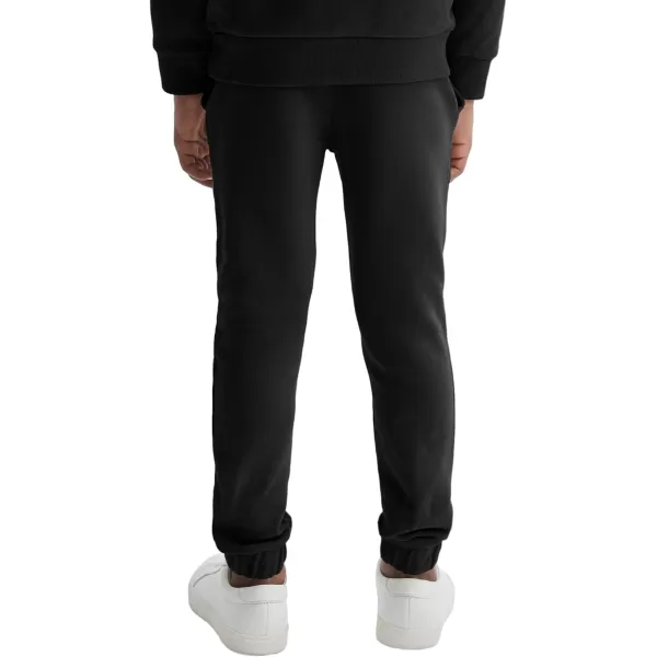 Haloumoning Boys 2 Piece Outfits Sweatsuits Long Sleeve Pullover Hoodie and Sweatpants Tracksuit Set 5-14 Years