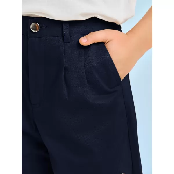 Haloumoning Boys Fashion Riveted Bermuda Shorts 4-14 Years
