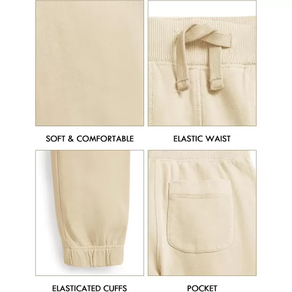 Haloumoning Boys Jogger Sweatpants Casual Drawstring Elastic Waist Soft Athletic Pants 3-14 Years