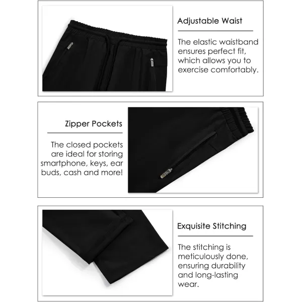 Haloumoning Boys Lightweight Hiking Pants Athletic Quick Dry Kids Drawstring Sweatpants with Zipper Pockets 4-14 Years